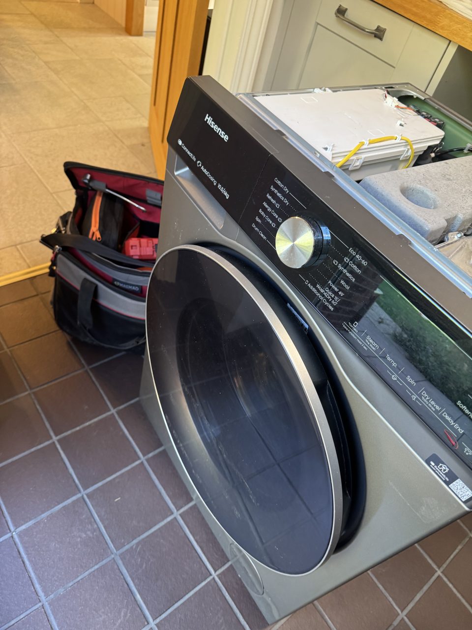 Hisense washer dryer repaired in Bar Hill