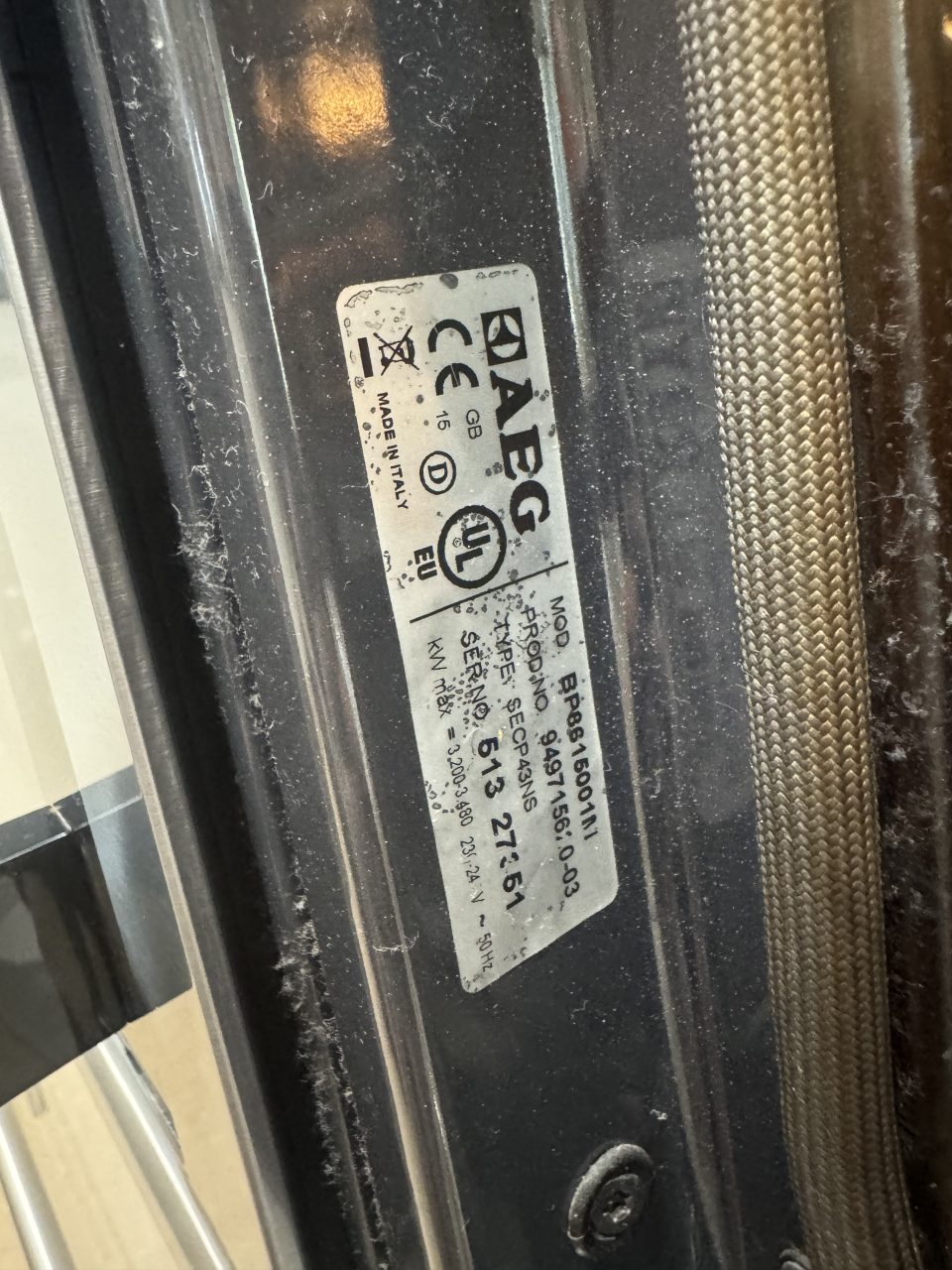 AEG microwave repaired in Stevenage